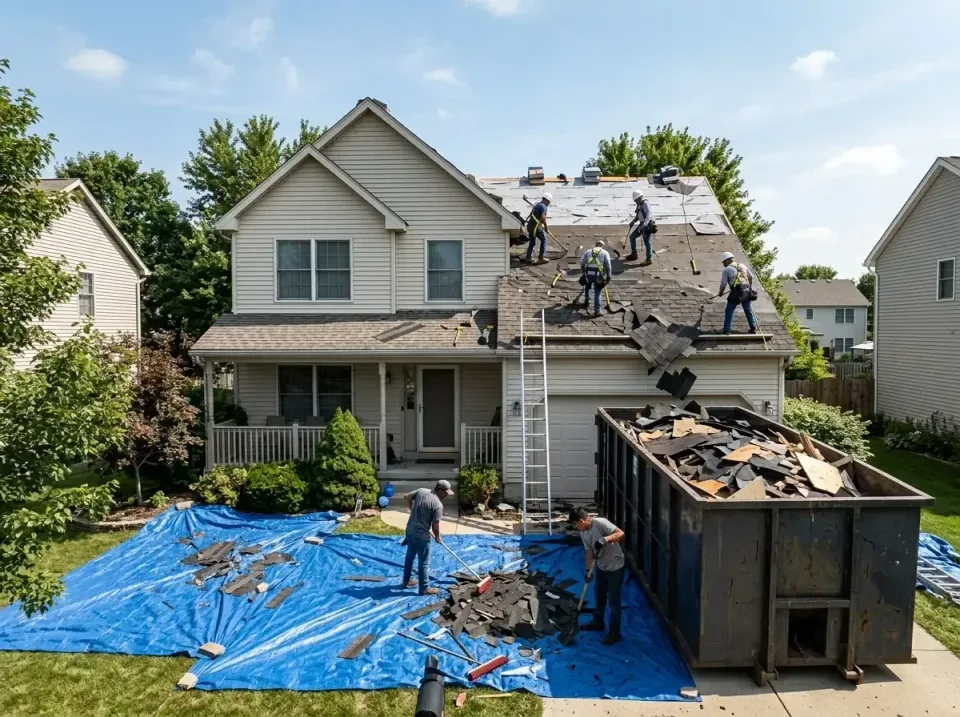 roof-replacement-debris-remova-004 — frequently asked questions, Cheapest Dumpster Rentals in Liberty, IN